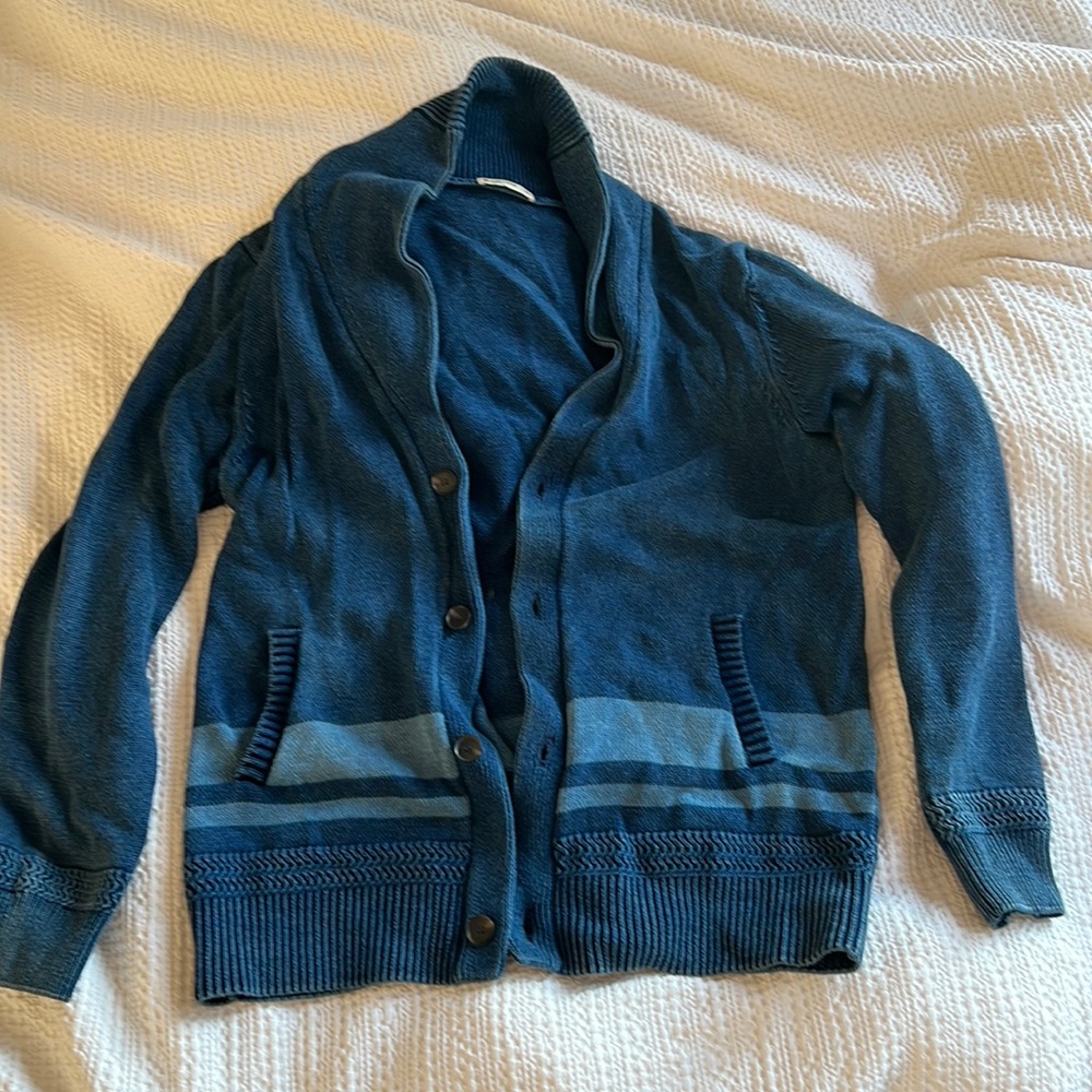 Marine Layer blue cardigan. XL.